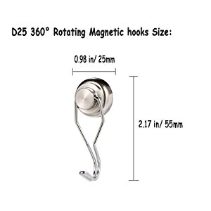 Super Strong NdFeB Hook Magnets for Home Kitchen Workplace Office Garage