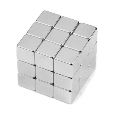 Small Cube Neodymium Magnet N52 Ferrite Rare Earth Motor Square Super Strong Permanent Generator Neodymium Magnet for Sensor