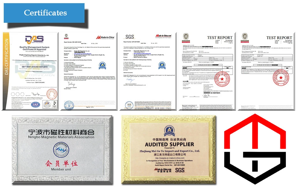 NdFeB Disc Wholesale N35 Strong Permanent Neodymium Magnet for Gift Box/Sensor/Speaker/Equipment/Tool